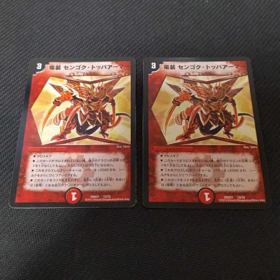 2 pieces of dragon armor Sengoku Toppa Armor