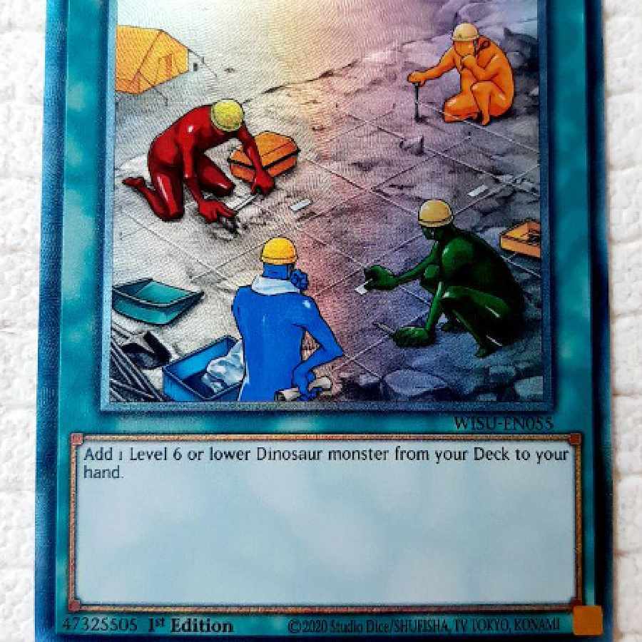 遊戯王　英語版　化石調査　コレクターズレア　cr 1枚
