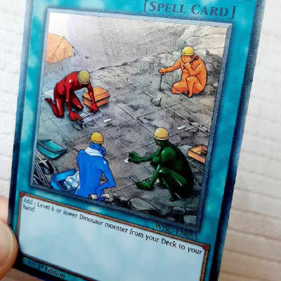 遊戯王　英語版　化石調査　コレクターズレア　cr 1枚