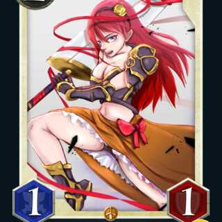 【Sカード2枚組】赤髪の聖騎士ルカ