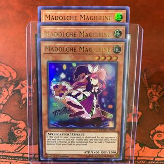 【カードケース付き】遊戯王 英語版 マドルチェ・マジョレーヌ ウル 3枚セット