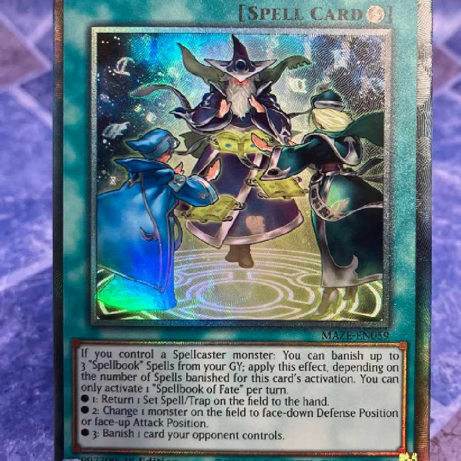Yu-Gi-Oh! EU version Spellbook of Fate Collector's Rare