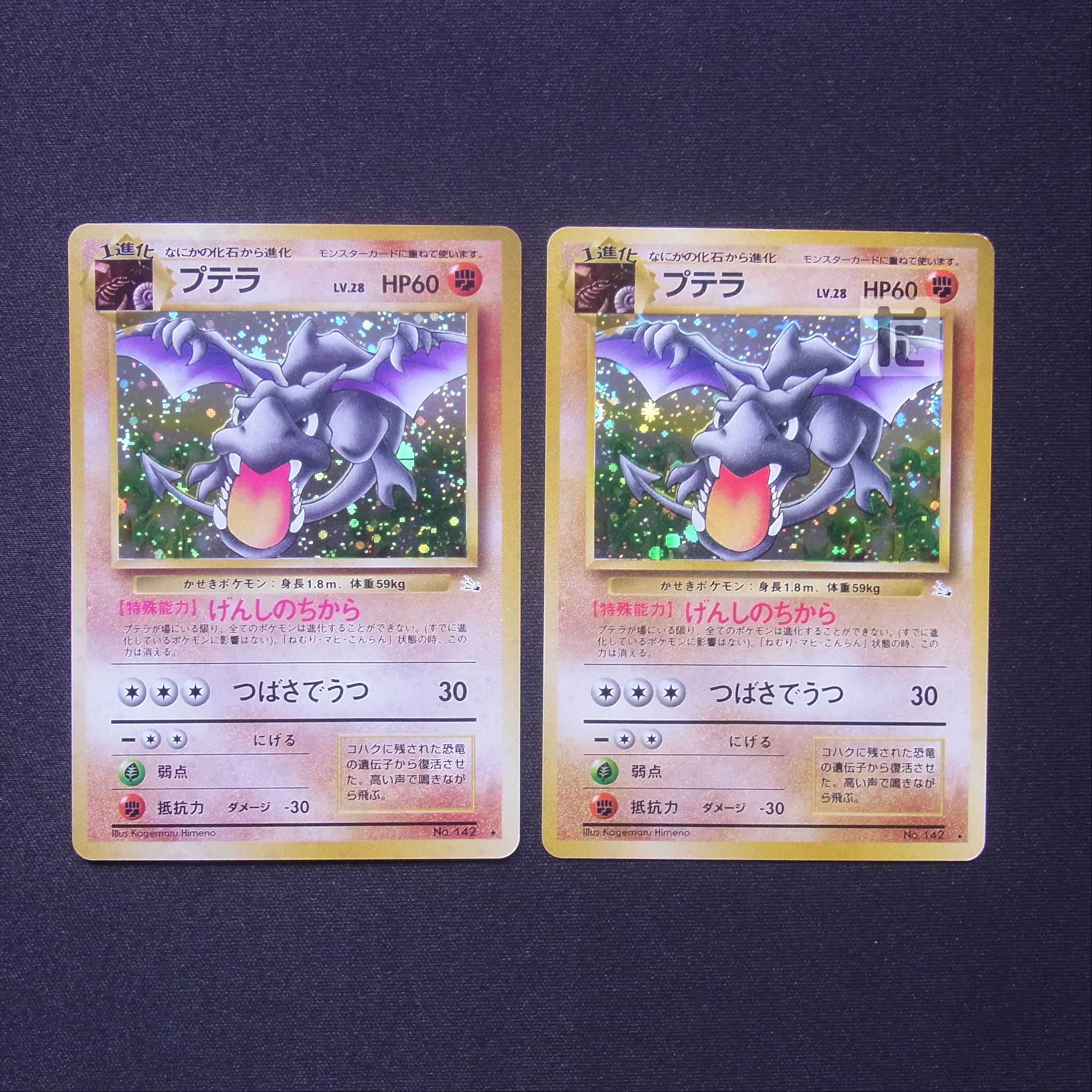 プテラ LV.28 旧裏 2枚セット/管理:MP7217