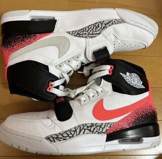 DON C×ナイキ ジョーダンレガシー  312 ホットラヴァー ブラックゼングレイ 27cm