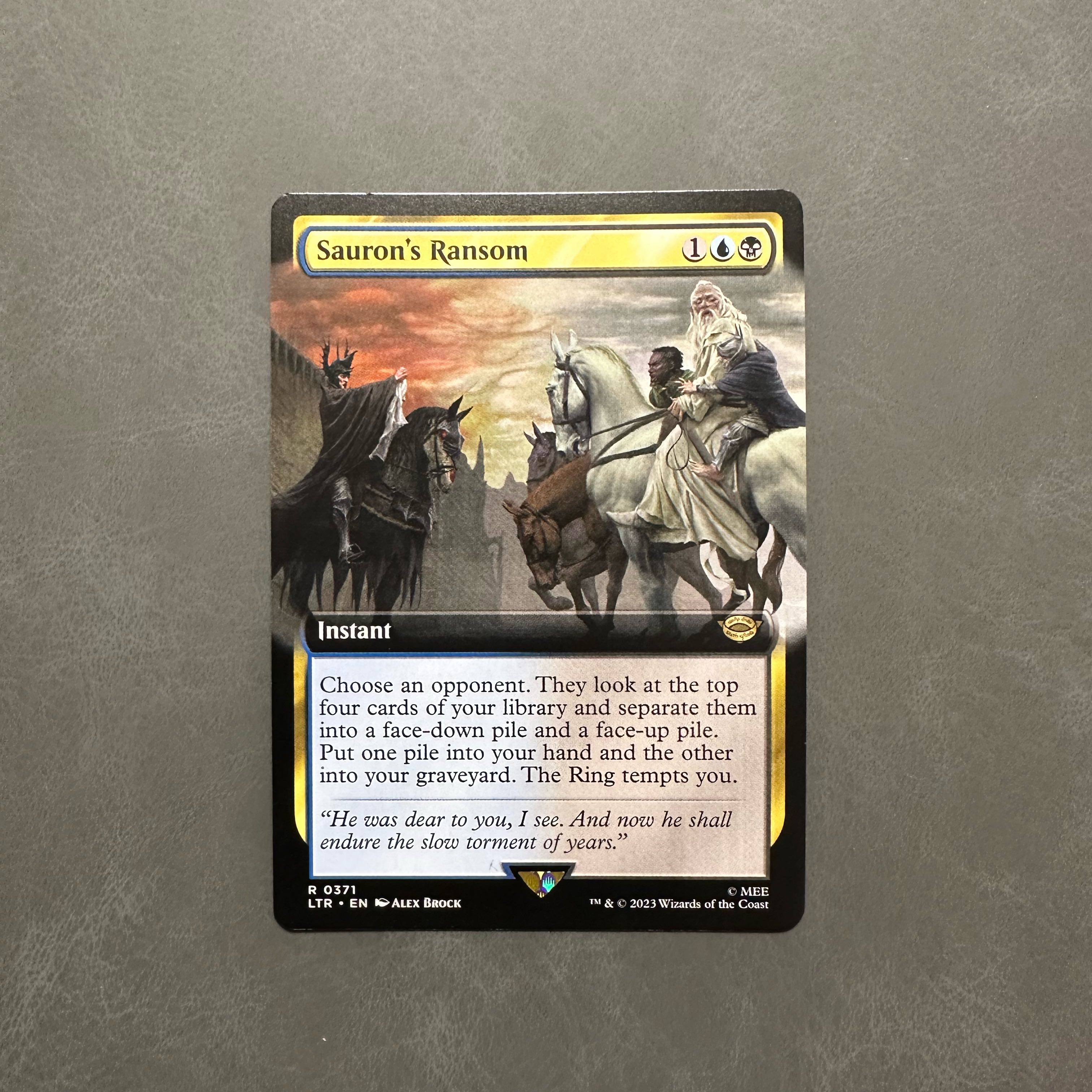 Sauron's Ransom English Extended Frame LTR-BF