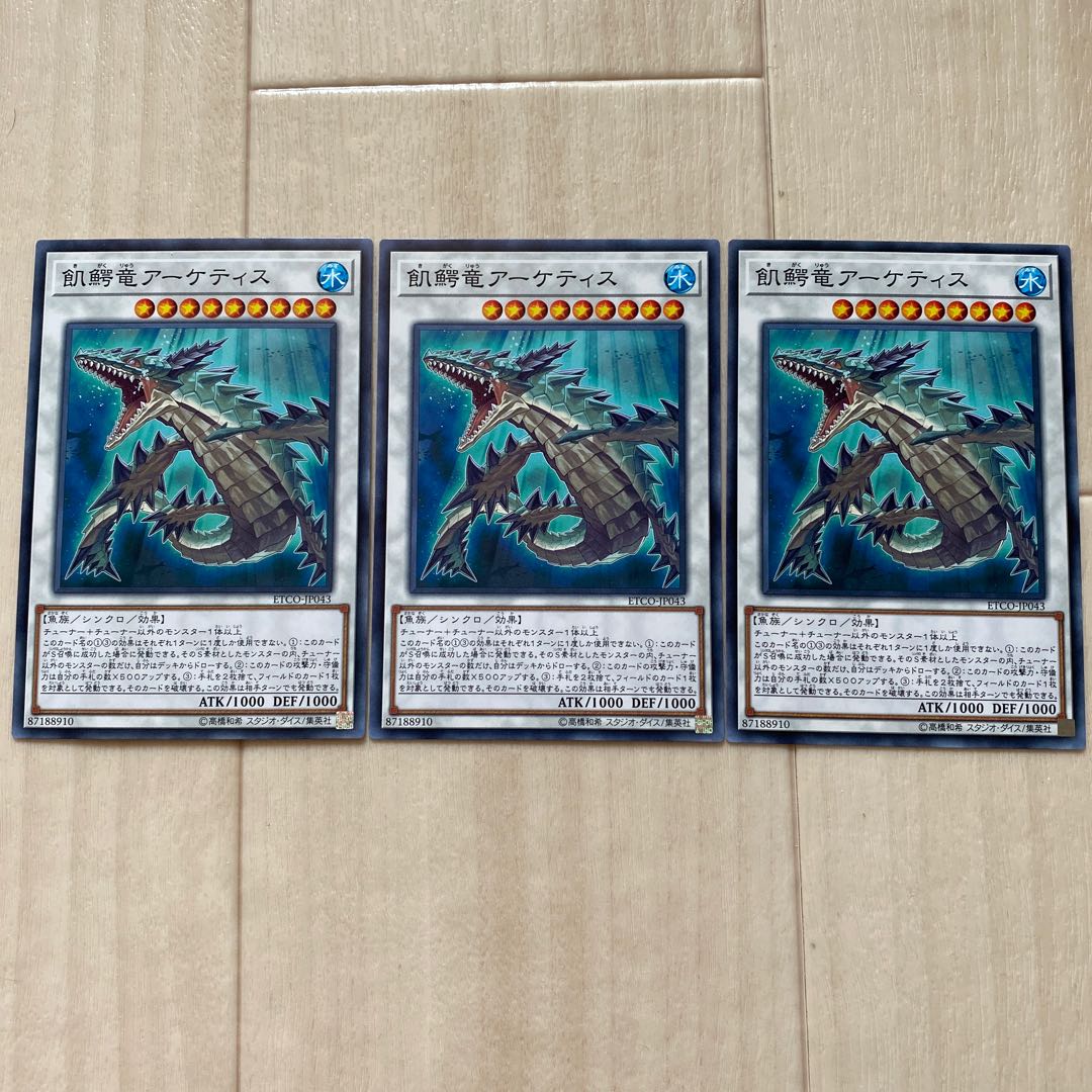 飢鰐竜アーケティス　3枚セット