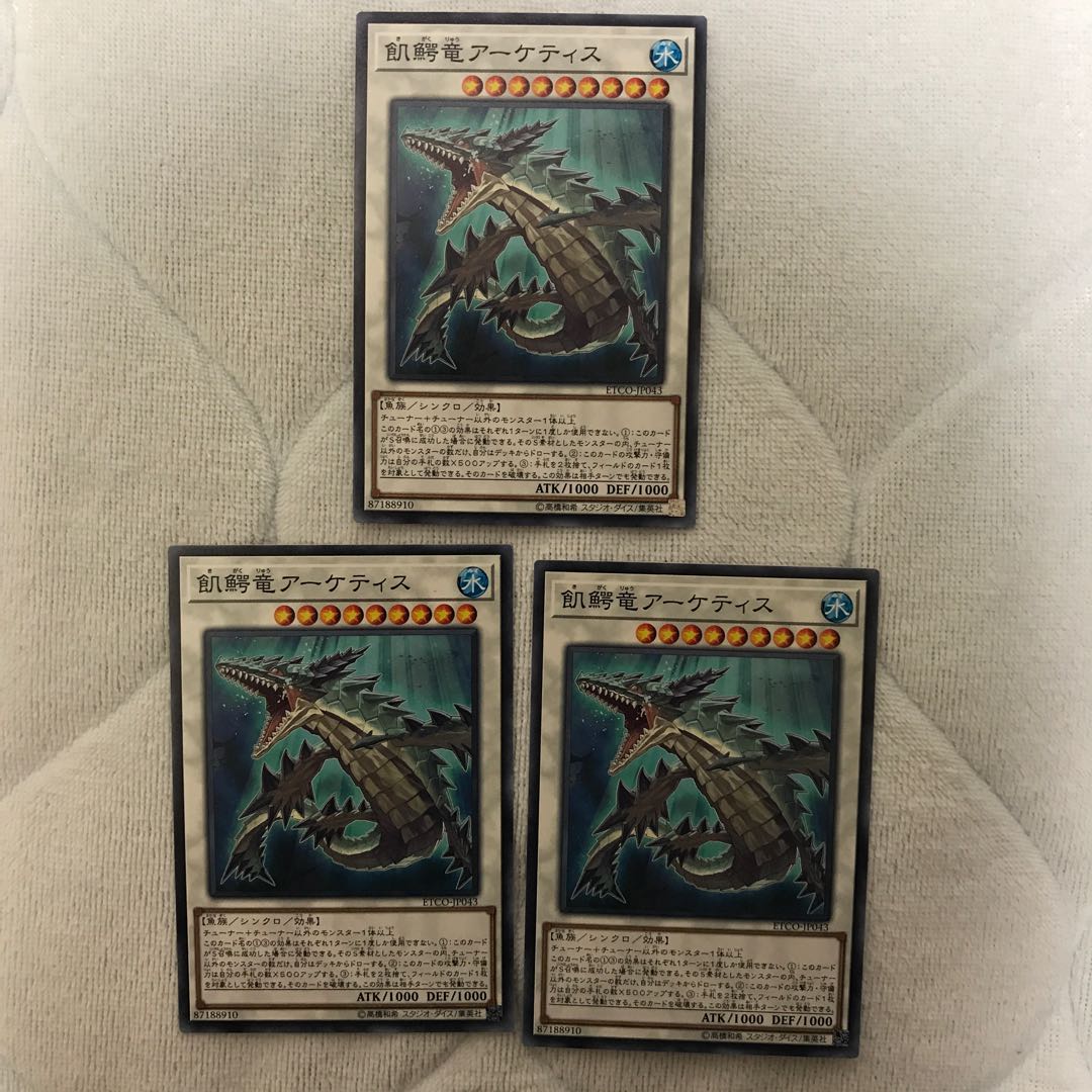 即発送 飢鰐竜アーケティス ノーマル3枚 ぽんこつEX
