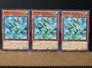 【ぽぽたん】遊戯王 6249 風竜星-ホロウ 3枚 ノーマル