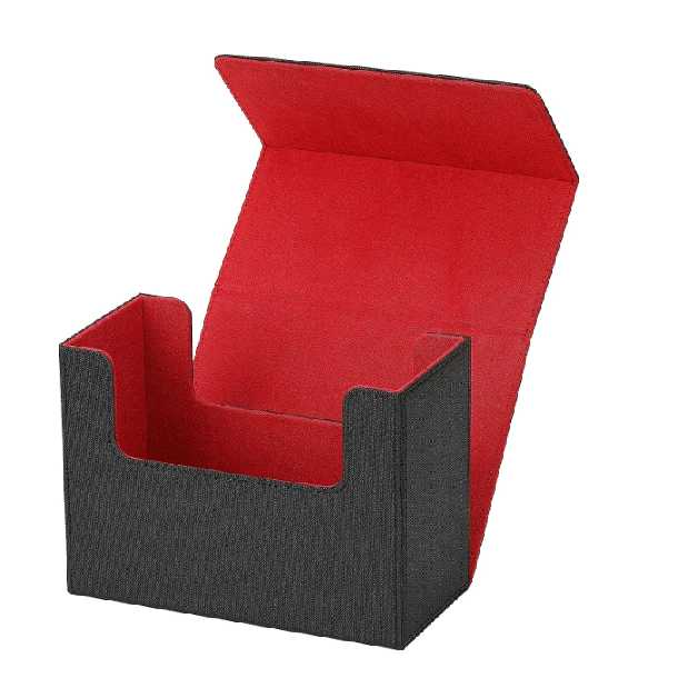 God of Toys] Deck case for PSA BGS ARS, internal size 19 x 8.7 x 13.8 cm (black & red)