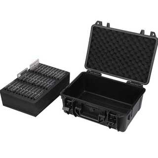 [God of Toys] Card Bank Hardness WP Wide Size Waterproof Case with IP68 Fire Resistant Material (Magnet, PSA, BGS Loader (Holds 33 cards))