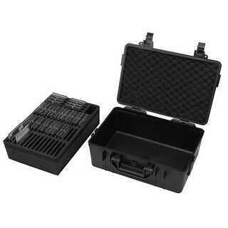 Card Bank Hardness WP Wide Size Waterproof Case with IP68 Fire Resistant Material (Magnet, PSA, BGS Loader (Holds 50 cards))