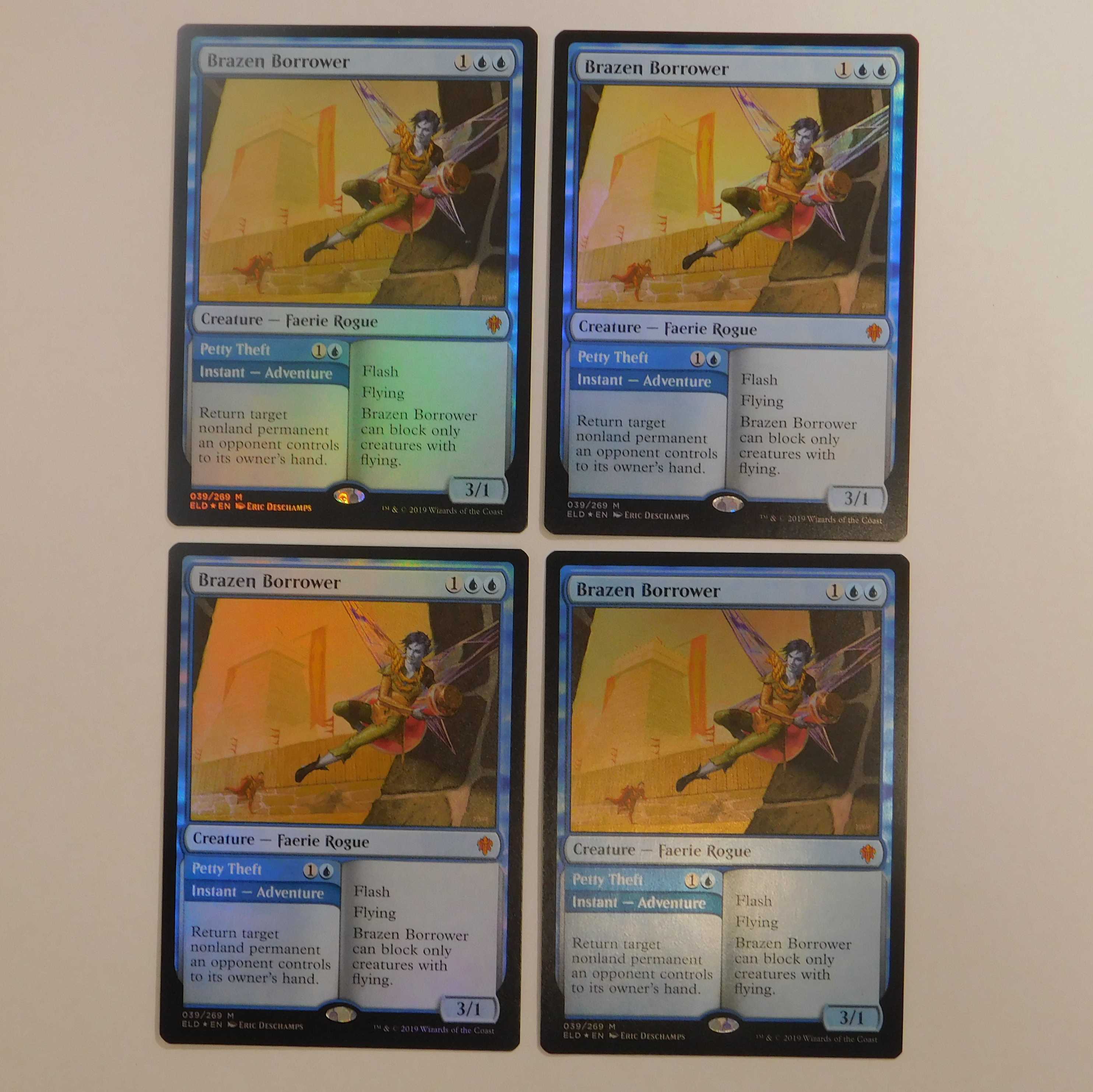 厚かましい借り手/Brazen Borrower Foil 英4枚