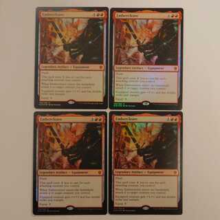 Foil　エンバレスの宝剣/Embercleave　英４枚