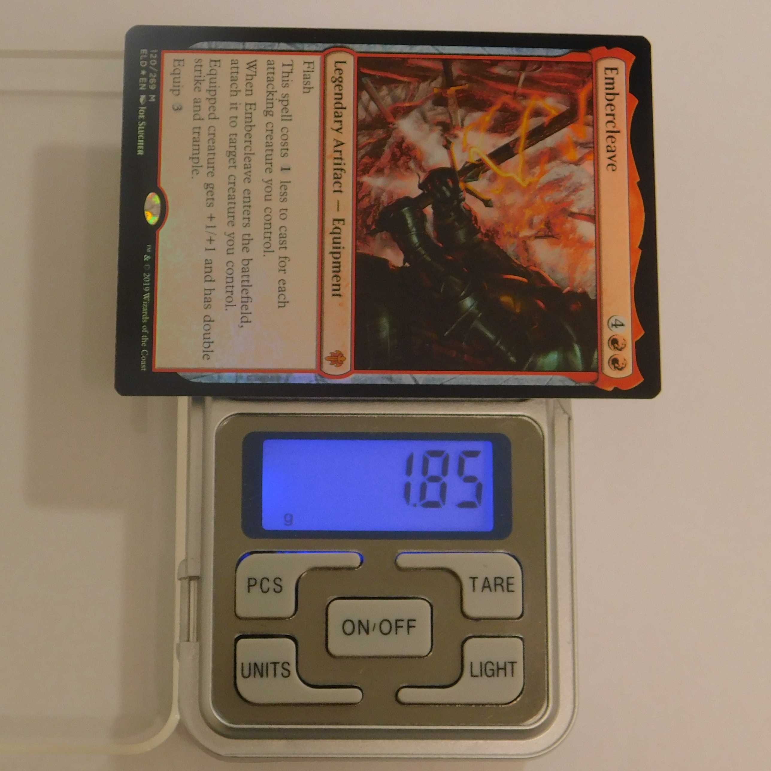 Foil　エンバレスの宝剣/Embercleave　英４枚