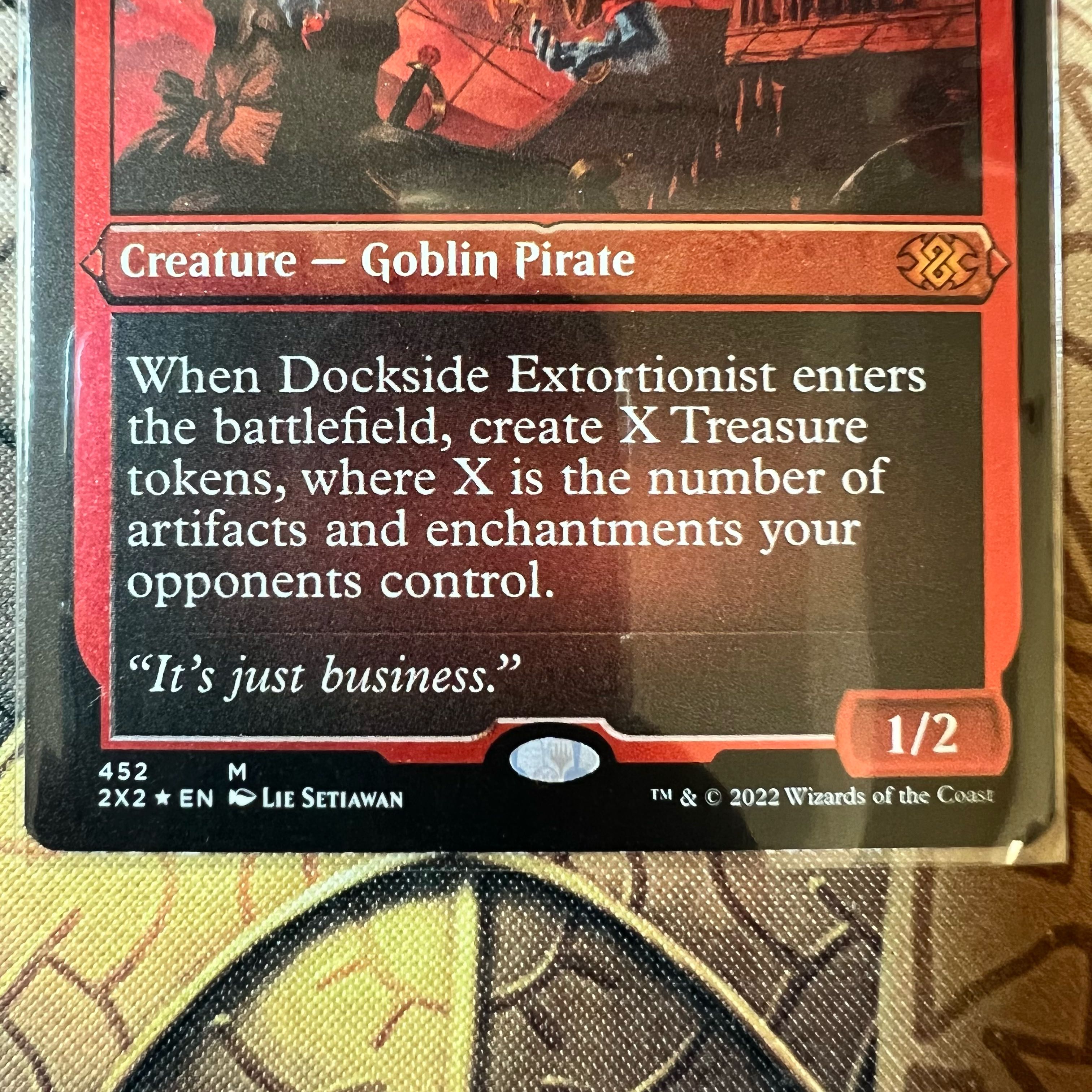 Dockside Extortionist Etching foil English
