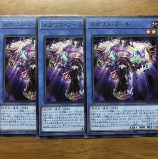 メガリス・フール　ノーマル　3枚　ライズオブザデュエリスト　マホ子