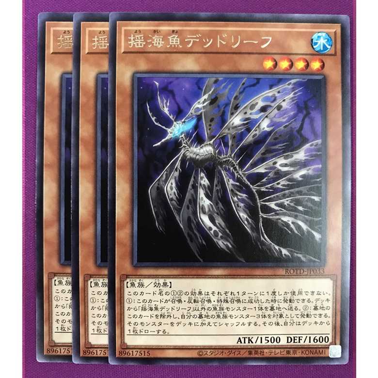 揺海魚デッドリーフ　3枚