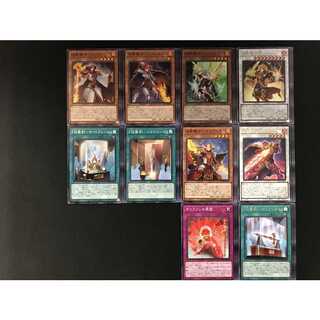 焔聖騎士　フルセット　焔聖騎士－オジエ　など　各3枚