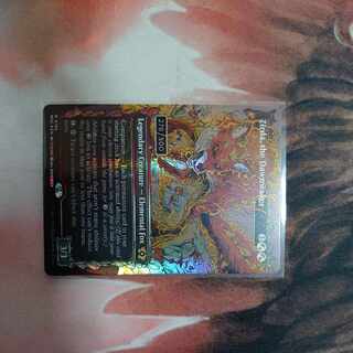 Zirda, the Dawnwaker Rare double rainbow foil with serial 1枚