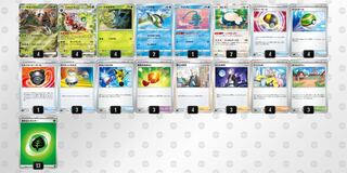 ポケモンカード　フォレストex 【構築済みデッキ】　スリーブ付き