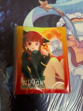 Touhou Project Card Sleeve Fire Flame Nekorin