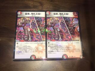 襲来、鬼札王国！　2枚