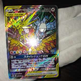 pokemon card flyer&Zapdos&Articuno gx sa