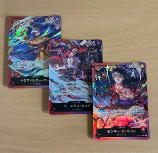 Trafalgar Law Eustace Kid Monkey d Luffy Leader Set of 3