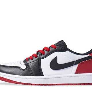 Nike Air Jordan 1 Retro Low OG "Black Toe" 30cm