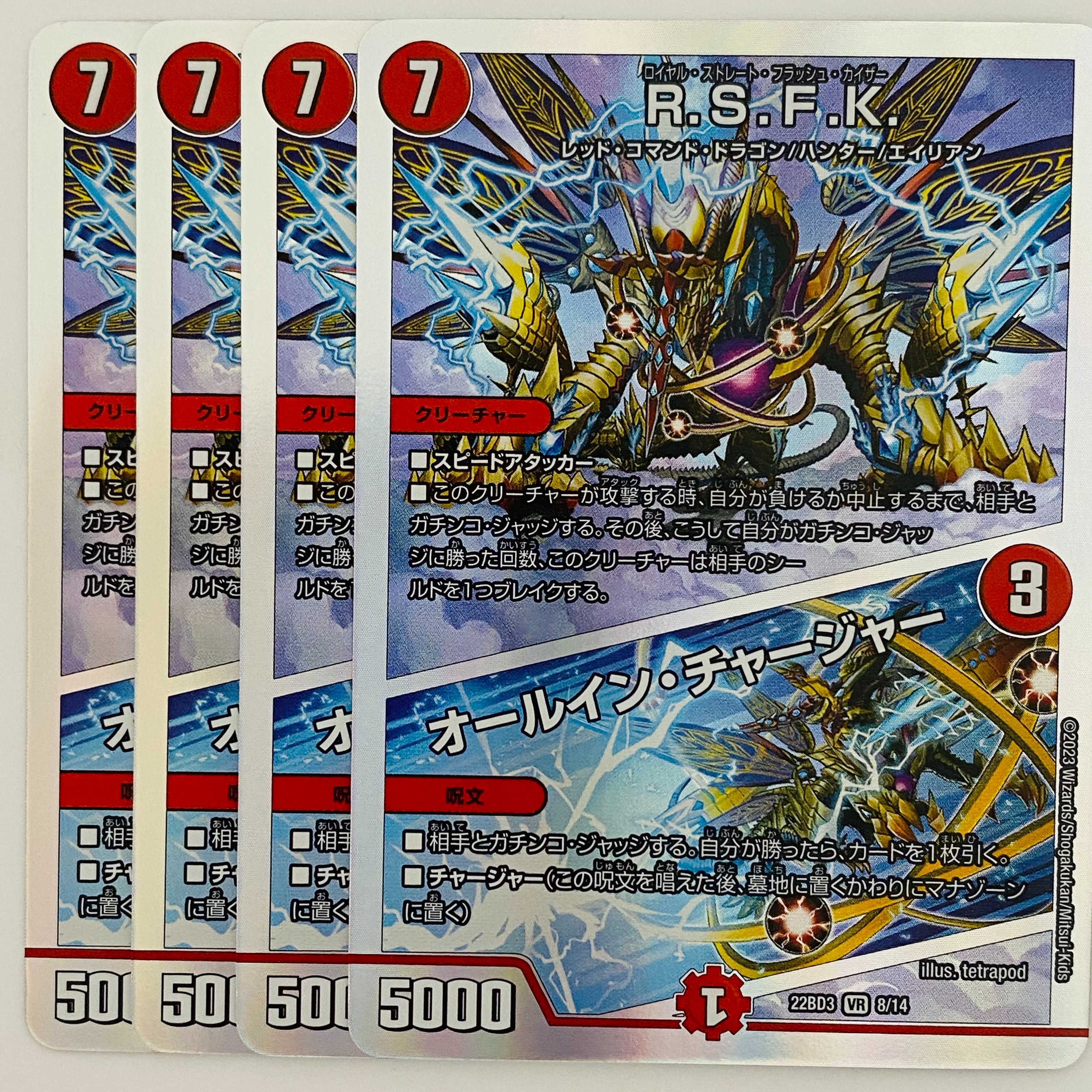 R.S.F.K. /オールイン・チャージャー 4枚 DM-22-BD-3-8