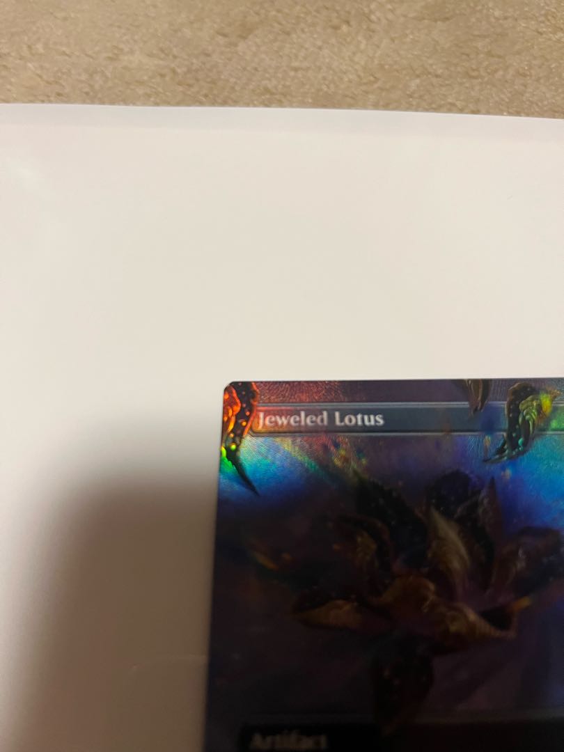 宝石の睡蓮　テクスチャーfoil jeweled lotus