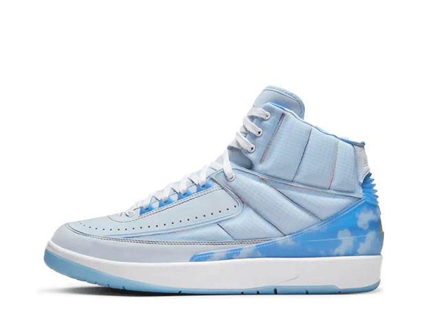 J. バルヴィン × ナイキ エアジョーダン2 レトロ SP "セレスティンブルー/ホワイトマルチカラー" マルチカラー 27cm