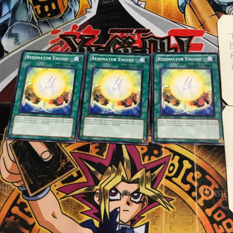 英語版 リゾネーター・エンジン 1 ノーマル 3枚セット てら