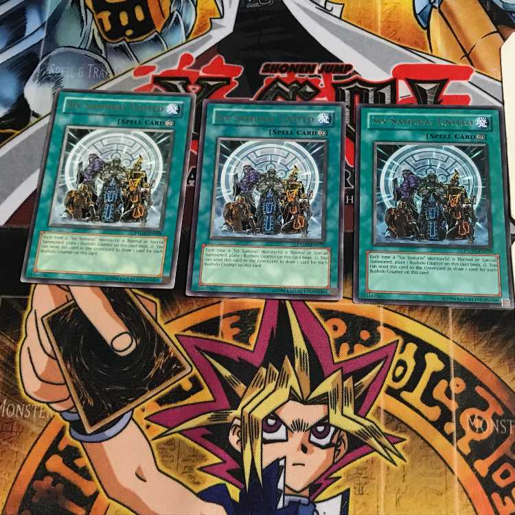 English Six Samurai United 4 rare, set of 3 Tera