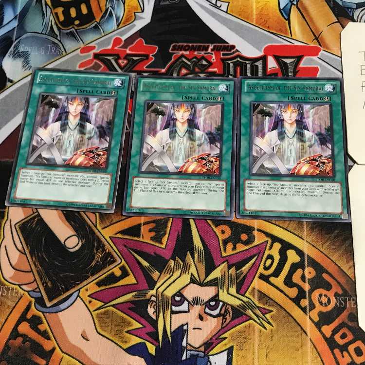 英語版 六武衆の荒行 1 レア 3枚セット てら