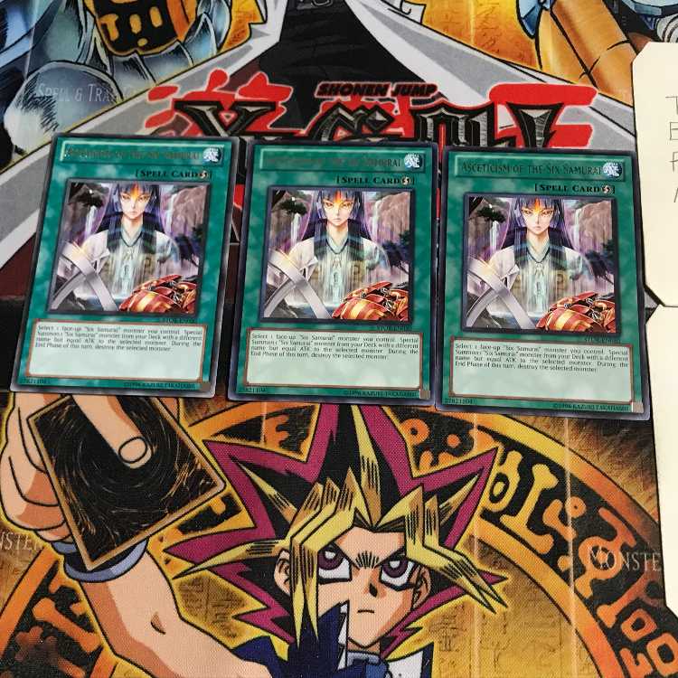 英語版 六武衆の荒行 4 レア 3枚セット てら