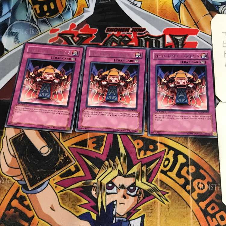 英語版 レベル制限A地区 1 レア 3枚セット てら