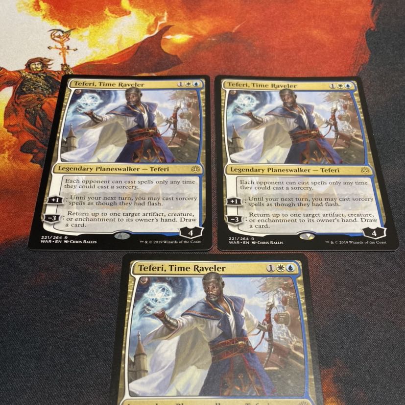 時を解す者、テフェリー/Teferi,Time Raveler 3枚セット