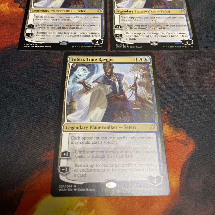 時を解す者、テフェリー/Teferi,Time Raveler 3枚セット