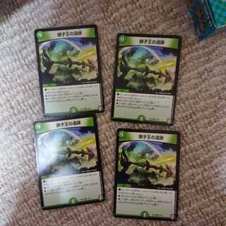 獅子王の遺跡四枚