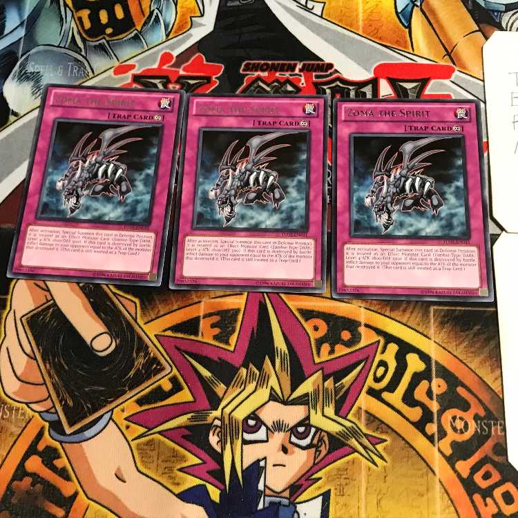 English Zoma the Spirit 1 rare, set of 3 Tera.