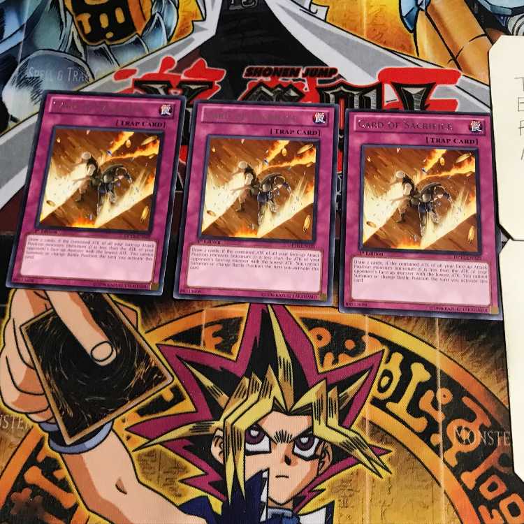 英語版 捨て身の宝札 1 レア 3枚セット てら