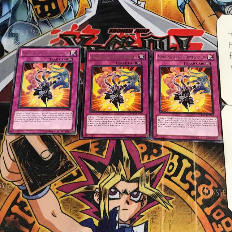 英語版 忍法 分身の術 9 レア 3枚セット てら