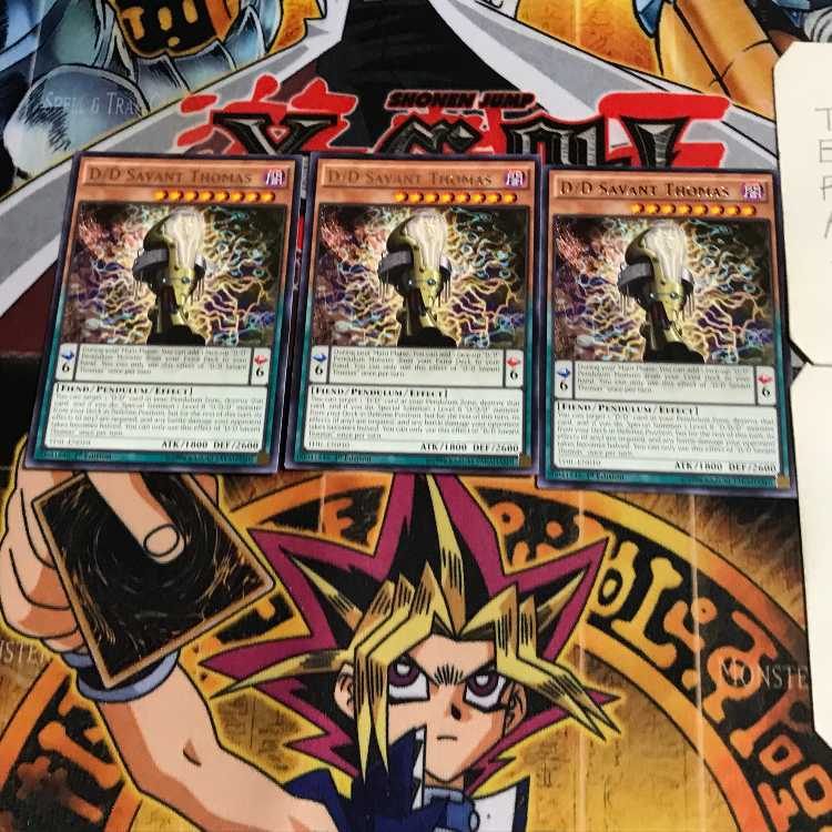 English D/D Savant Thomas 1 rare, set of 3 Tera.