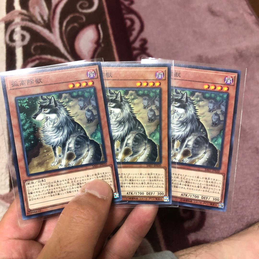 遊戯王 孤高除獣　3枚セット