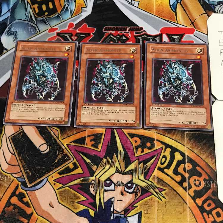 英語版 エーリアンモナイト 1 レア 3枚セット てら