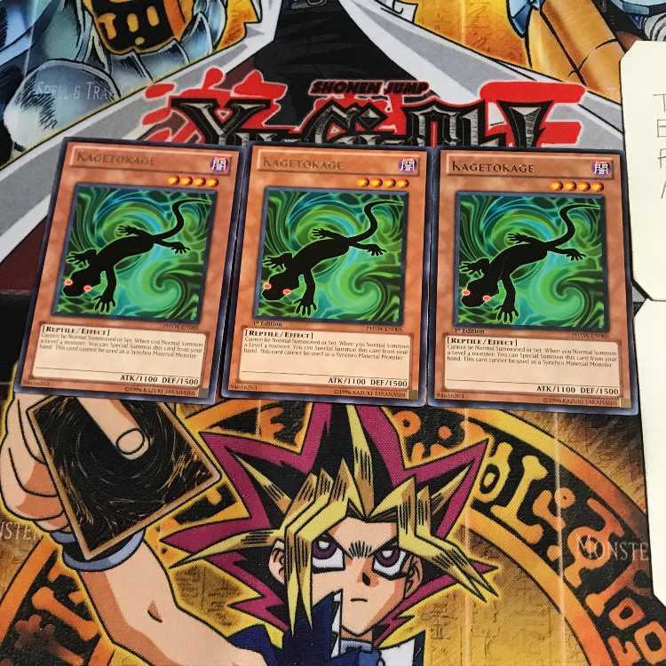 英語版 カゲトカゲ 4 レア 3枚セット てら