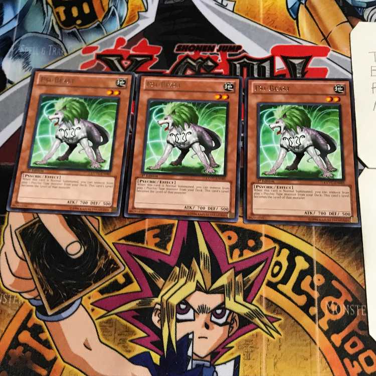 英語版 サイキック・ビースト 1 レア 3枚セット てら