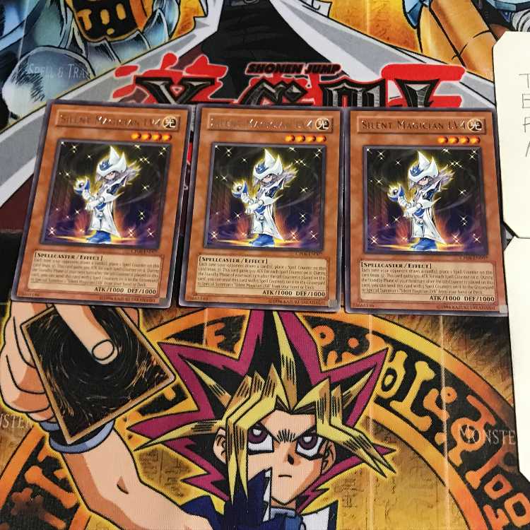 英語版 サイレント・マジシャン LV4 1 レア 3枚セット てら