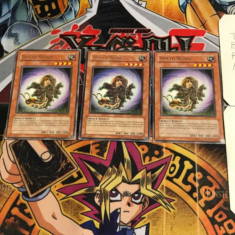 English Shield Worm 4 rare, set of 3 Tera.